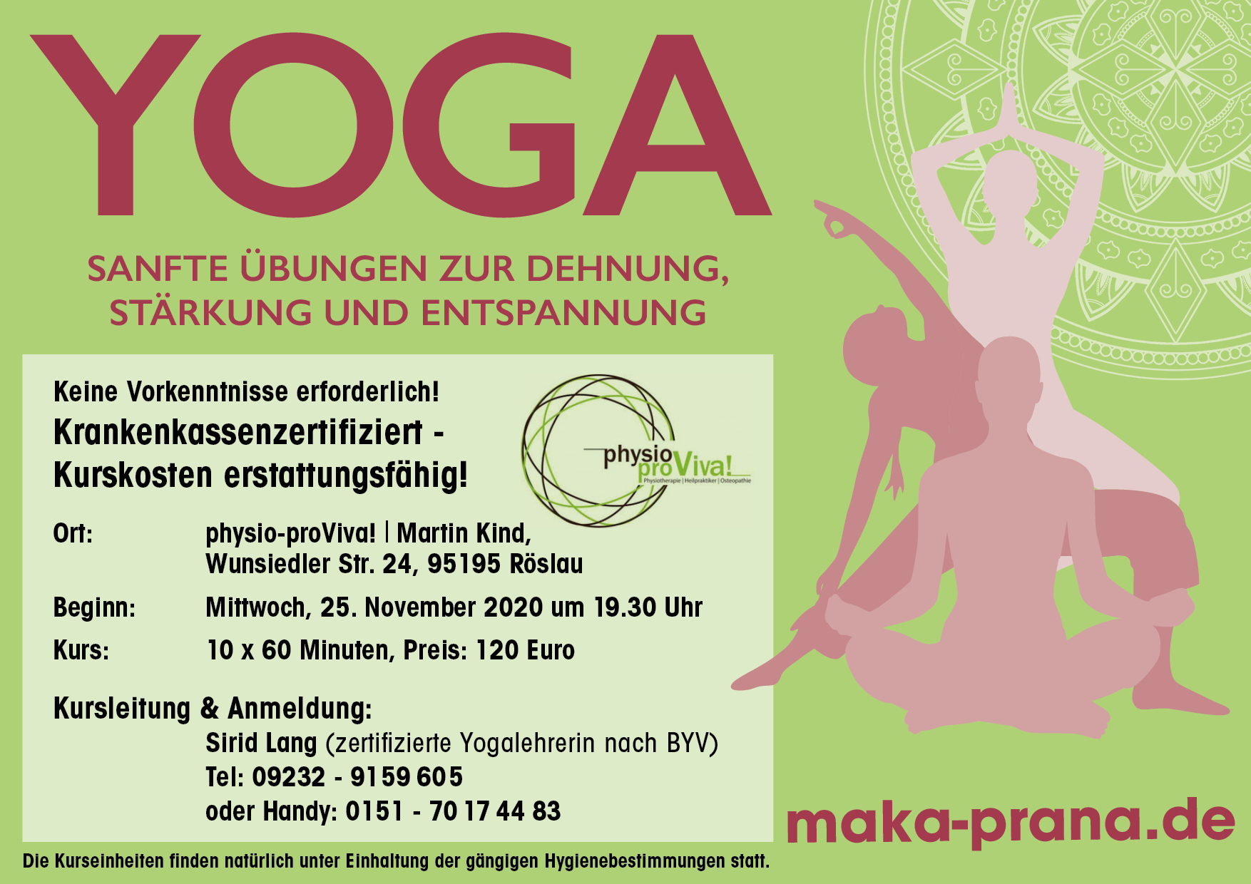 Read more about the article Neues Kursangebot: YOGA